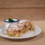 Apfelstrudel, Essen, Schliniger Alm, Speise, Strudel, Süßes