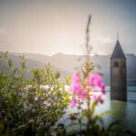 Reschen, Reschensee, Turm, Vinschgau