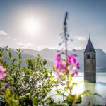 Reschen, Reschensee, Turm, Vinschgau