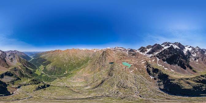 Blick auf die Saldurseenplatte und das Matscher Tal