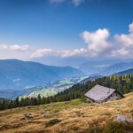 Alm Pirchneralbe, Berg, Himmel, Hochland, Natur, Terenten, Wolken