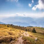 Berg, Himmel, Hochland, Natur, Wolken, wandern