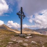 Berg, Gipfelkreuz, Himmel, Natur, Pfunderer Berge, Terner Jöchl, Wolken