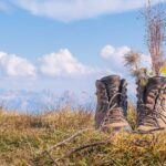 Bergschuh, Bergschuhe, Himmel, Natur, Wolken