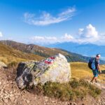 Berg, Dolomiten, Himmel, Hochland, Markierung, Natur, Pfunderer Berge, Wolken, wandern