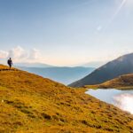 Berg, Bergsee, Grünbachsee, Hochland, Natur, wandern