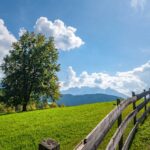 Gummer, Himmel, Natur, Planetenweg, Wiese, Wolken