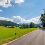 Baum, Gummer, Himmel, Hochland, Holz, Landstraße, Lärchenwald, Natur, Pflanze, Planetenweg, Wolken