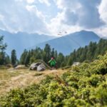 Alm, Baum, Fluss, Gewässer, Himmel, Hochland, Holz, Matte, Natur, Pflanze, Ulten, Ultental, Ultimo, Val d’Ultimo, Wasser, Weide, Wolken, wandern