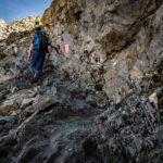 Bergsteigen, Bergtour, Drahtseil, Martelltal, Versicherung