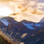 Il Gran Zebu, Königsspitze, Martelltal, Ortler-Alpen, Sonnenuntergang