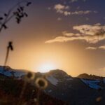 Il Gran Zebu, Königsspitze, Martelltal, Ortler-Alpen, Sonne, Sonnenuntergang