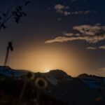 Il Gran Zebu, Königsspitze, Martelltal, Ortler-Alpen, Sonne, Sonnenuntergang