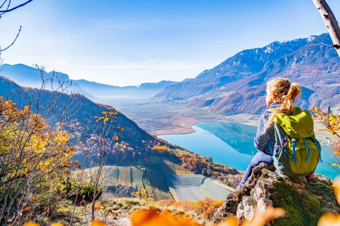 Herbst über dem Kalterer See