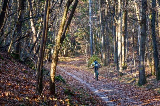 Eine bliebte Mountianbikestrecke