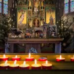 Altar, Gotteshaus, Kerzen, Kirche, Krippe, chiesa, church