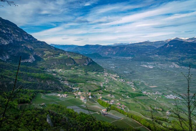 Das Gemeindegebiet von Kurtatsch und das Südtiroler Unterland