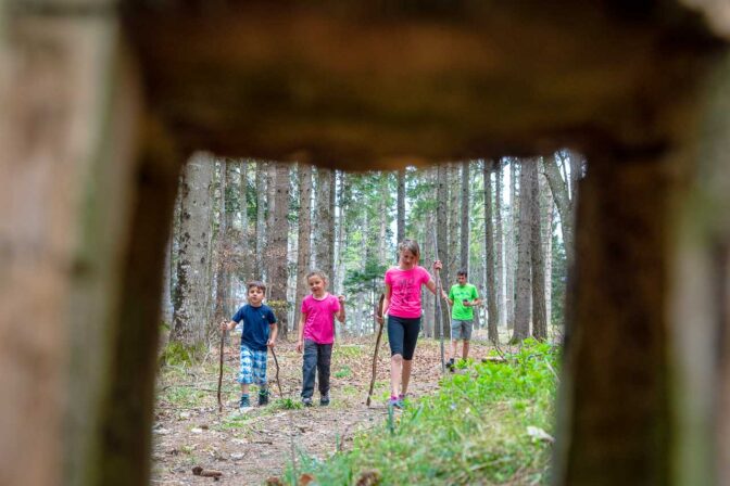 Auf dem "Hurst". Gemütlich geht es nun nach Fennhals hinein.