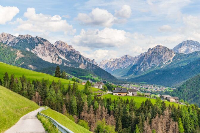 Abteital, Badia, Dolomiten, Enneberg, Gadertal, Panoramaweg, Val Badia