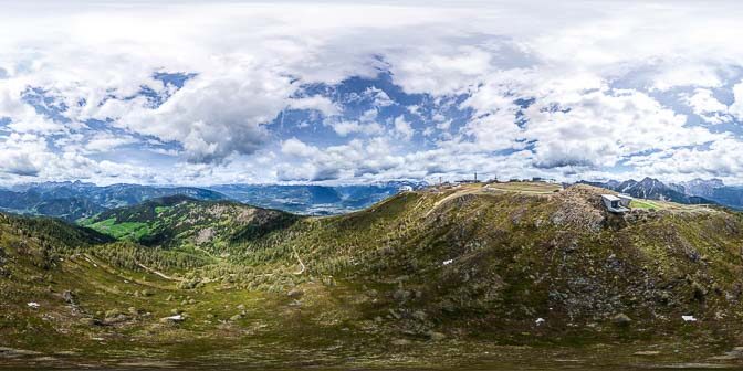 360° über dem Kronplatz und dem Messner Mountain Museum MMM Corones