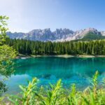 Bergsee, Karersee, Latemar, See, Wasser, lago, lake, türkis