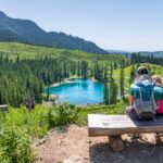 Bergsee, Karersee, See, Wasser, lago, lake, türkis, wandern