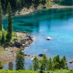 Bergsee, Karersee, See, Wasser, lago, lake, türkis