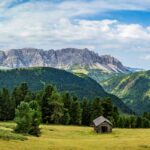 Aferer Geisler, Almwiesen, Kaltlamiserin, Peitlerkofel, Peitlerkofelgruppe, Pre da Col Tlames