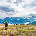 Bank, Dolomitenblick, Wolke, Wolken