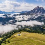 Dolomitenblick, Lüsner Alm, Maurerberg, Maurerberghütte, Peitlerkofel, Wolke, Wolken