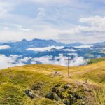 Dolomitenblick, Gipfelkreuz, Lüsner Alm, Maurerberg, Peitlerkofel, Wolke, Wolken