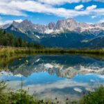 Catinaccio, Rosengarten, Rosengartengruppe, Spiegelbild, Wuhnleger, Wuhnleger Weiher