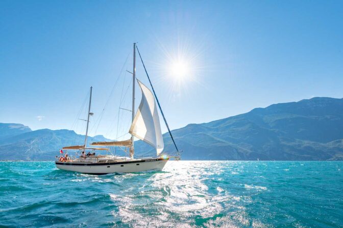 Die Sonne über dem Haupt, Wasser unter den Füßen – ein perfekter Gardasee-Tag