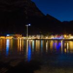 Gardameer, Gardasee, Nachtaufnahme, Riva del Garda, Yachthafen