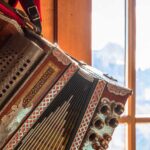 Fenster, Musik, Schlernhaus, Ziehharmonika, finestra, window