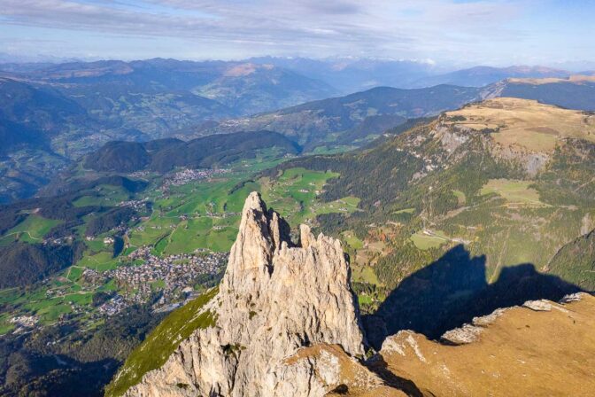 Kastelruth und die Schlernspitzen