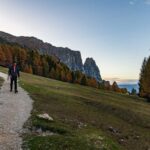 Schlern, Schlerngebiet, Schlernmassiv, Schlernspitzen, Sciliar, Sonnenuntergang, wandern