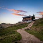 Saltner Hütte, Sonnenuntergang