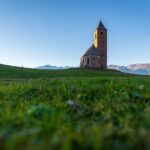 Abendstimmung, Gotteshaus, Hafling, Haflinger Erlebnisweg, Kirche, St. Kathrein, chiesa, church