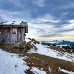 Hütte, Reinswald, Winter, baita, cabana, cabin, capanna, chalet, hut, inverno, weiße Jahreszeit, winter