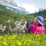 Abteital, Anna, Badia, Fanes, Fanes Berge, Fanes Gruppe, Gadertal, Gruppo Fanes, Kind, Naturpark Fanes-Sennes-Prags, Val Badia, bambina, bambino, child, kid, rasten, youngster