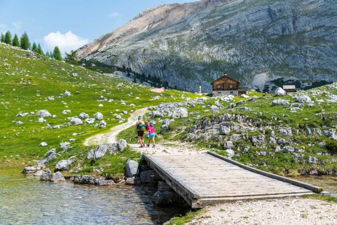 Vor der Großfanes Hütte