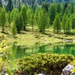 Abteital, Badia, Bergsee, Fanes, Fanes Berge, Fanes Gruppe, Gadertal, Gruppo Fanes, Grünsee, Lago Verde, Lé Vert, Naturpark Fanes-Sennes-Prags, Val Badia