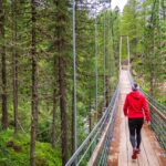 Fußgängerbrücke, Fußgängerhängebrücke, Hängebrücke, Schnalstal, wandern