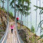 Fußgängerbrücke, Fußgängerhängebrücke, Hängebrücke, Schnalstal, Vernagt Stausee, wandern