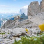 Catinaccio, König Laurin Wand, Rosengarten, Rosengartengruppe, Santnerpasshütte