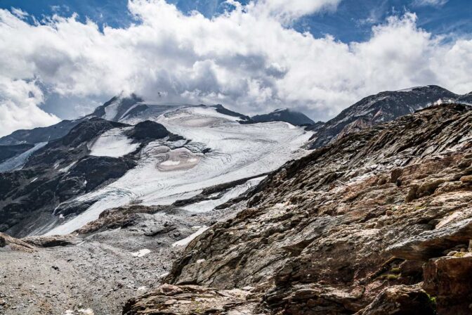 Cevedale und Zufallspitze mit dem gleichnamigen Ferner