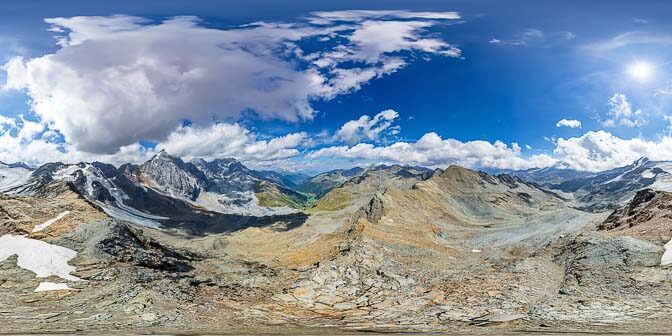 360° Rundumblick von der Eisseespitze