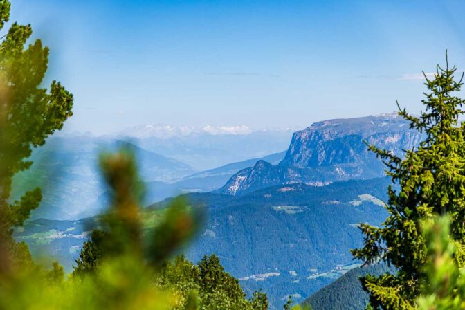 Ausblick auf den Schlernrücken