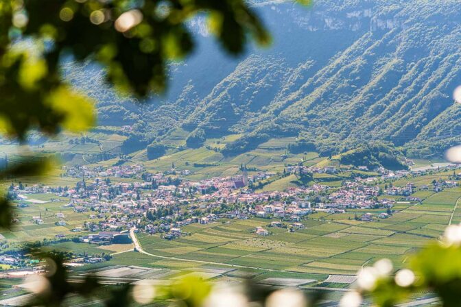 Aussicht mit Blick auf Tramin